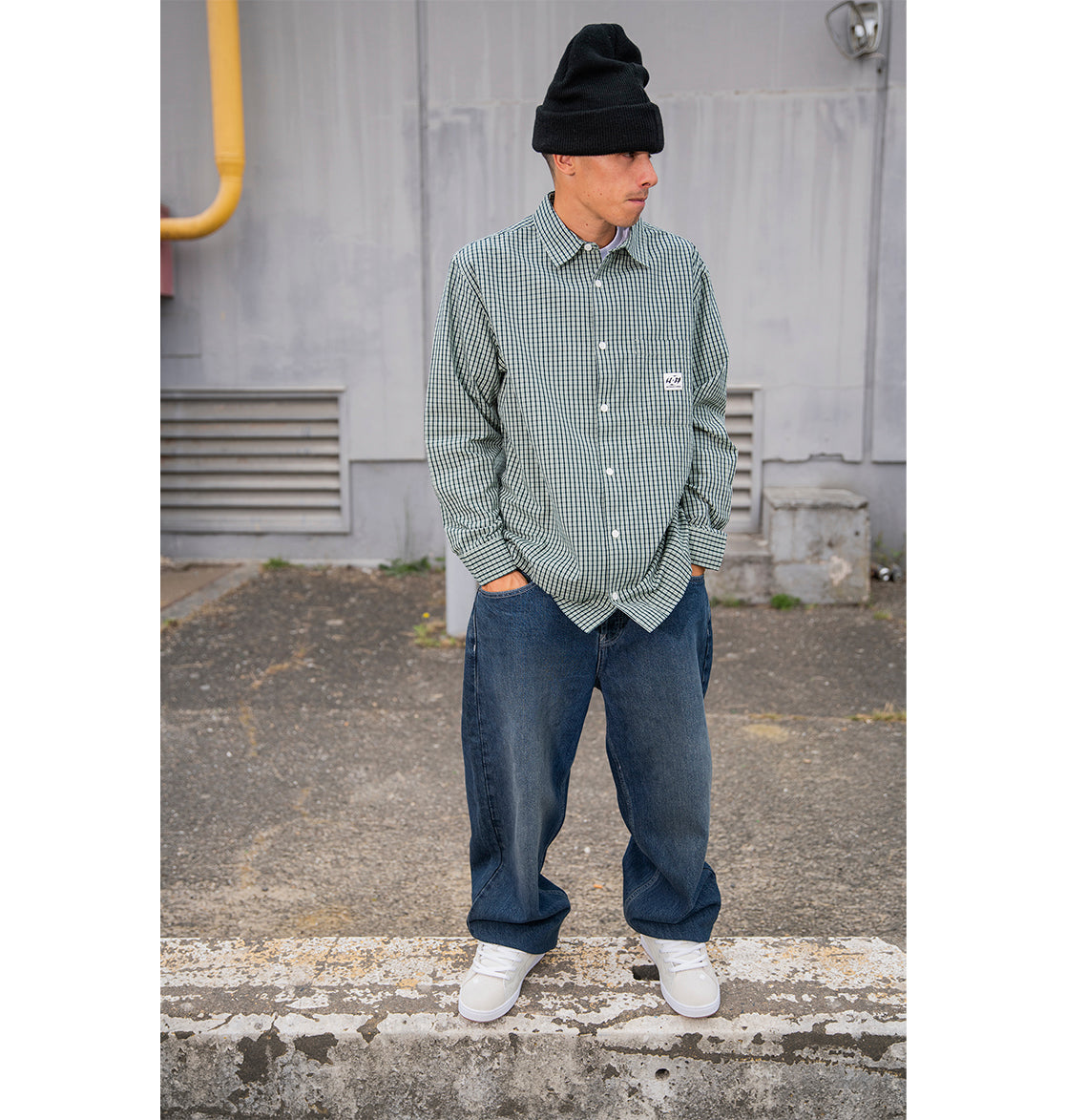 Men's Worker Baggy Denim Double That Jeans - Image 2